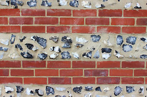 Brick and Flint Wall Cranbrook