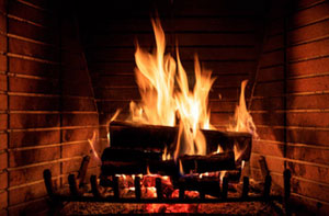 Brick Fireplace Paisley